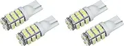 VENEKA 4 Pcs Auto Car T10 W5W 42 Smd Led White Side Wedge Light Bulbs