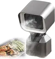 Desktop Cooker Hood, 12W Kitchen Exhaust Fan with 2 Gear Adjustable and 2 Detachable Filter, Adjustable Angle Height, Low Noise Portable Range Hood for Home Kitchen Fondue Hot Pot BBQ