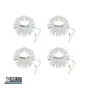 4 x Helo 870 Wheel Center Cap SILVER 491L155S001