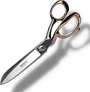 Weltmeister Solingen Germany Dressmaking Scissors 7-10 Inch Gold-Plated Suitable as Professional Fabric Scissors and Textile Scissors (8 Inches)