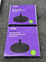 On-Stage Stands DS7100 Desktop Microphone Stands -Set of 2