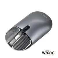 在飛比找蝦皮商城優惠-INTOPIC 2.4GHz飛碟無線靜音充電滑鼠(MSWC1