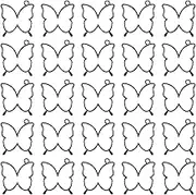 uxcell 30pcs Open Bezels, Resin Bezels Pendants Butterfly Open Back Bezels Alloy Hollow Frame Bulk for Resin Jewelry Making Earrings Necklace, Black