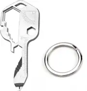 24 in 1 Multi-tool Key Shaped Pocket Keychain Bottle Opener Wrench Ruler Tools