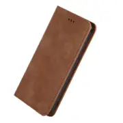 Retro Skin Feel Business Magnetic Horizontal Flip Leather Case for Samsung Galaxy S10 E(Brown)