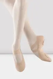 New Bloch S0621G Pro Elastic Pink Canvas Split Sole Ballet Dance Shoes