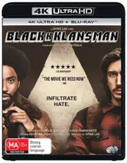 Blackkklansman - Blu-ray + UHD + Digital Copy UHD