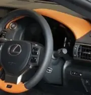 RARE 2015 Lexus RCF Japanese Special Edition RHD Cluster Bezel Orange BRAND NEW