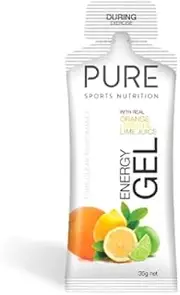 Pure Sports Nutrition Energy Gels - Orange, Lemon & Lime Flavour - 24 units