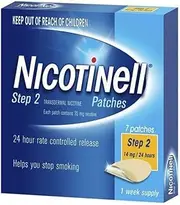 Nicotinell Step 2 Transdermal 14mg Nicotine Patch 7-Pieces Set