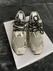 Steve Madden Women's Cliff Sneaker- Natural Snake -Size 6.5