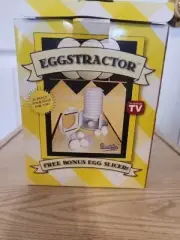 SmartLine Eggstractor Egg Peeler NIB As Seen on TV w/Free Bonus Egg Slicer