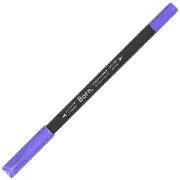 Born Professional Brush Dual-Tip Marker Purple V08
