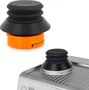 [FusedLine] Single Dose Hopper with Silicone Bellows and Anti-Popcorning Weight | Compatible with Breville Barista Express, Pro, and Touch | Black