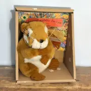 1994 Smithsonian Wildlife Story & Stuffed Chipmunk at Hollow Tree Lane Book