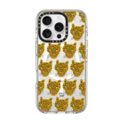 iPhone 16 Pro Clear Case MagSafe Compatible LEOPARDS