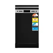 Devanti 10 Place Settings Freestanding Dishwasher Black