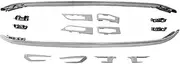 Roof Rack Compatible for Land Rover Range Rover EVOQUE 2020-2025 Luggage Racks Carrier Bars Top Bar Rail Boxes Quality Aluminum Alloy(Silver)
