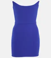 [Alex Perry] Alex Perry Strapless crepe minidress AU 4 blue