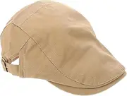 [VERDANVERSE] Fashionable Newsboy Hat Men Stylish Beret Cap Comfortable Cotton Mens Beret Hats Newsboy Cap Boys Khaki