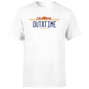 Back To The Future Outatime Plate Men's T-Shirt - White