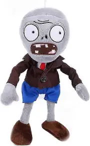 12" Plants VS Zombies Plush Brown Coat Toys Normal Zombies PVZ 1 2 Stuffed Soft Doll Gray Zombies New