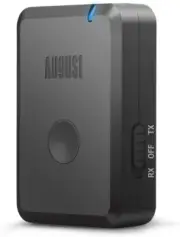AUX to Bluetooth Adapter Transmitter Receiver - August MR230 - Dual Mode Wire...