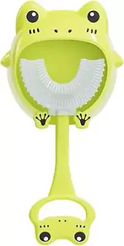 Kid Toothbrush, U Shaped Baby Toothbrush, Food Grade Soft Silicone Brush Head