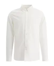 button-down organic cotton shirt XL,L,M White