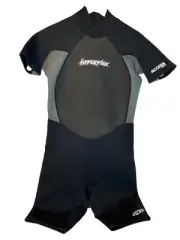 HyperFlex Acess 2mm Wetsuit Sz XL Black Gray Short Length Surfing Watersports