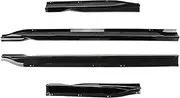 Car Side Bumper Lip Trim Protector Car Side Skirt Cover Bumper Guards Body Kit Compatible for BMW G80 G81 Maxton M3 2020-2023 Gloss Black(Gloss Black)