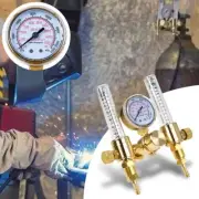 Dual Output Argon Regulator TIG MIG Flow Meter Gas saving CGA580 Welding Welder