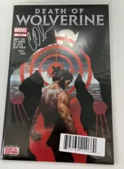 DF &MARVEL Death of Wolverine #1 Soule Signed Variant Cover 163/181 Copies w/COA