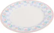 KALLORY Porcelain Dessert Appetizer Plates: Cake Dessert Plate Ceramic Food Dishes Ideal for Photography and Dinner Table Decoration 8 Inch