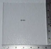 1 - 3mm CLEAR 6" x 6" BULLSEYE FUSIBLE SHEET GLASS SQUARE TILE 90 COE