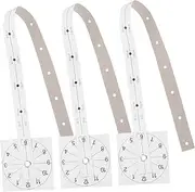 HIAKDOFT DIY Wall Clock Assembly Ruler Large Scale for Household Easy to Use Accurate Measurement