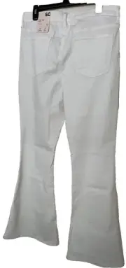 So (goods for life) White 5-Pocket Flare Side Slit Superstretch Jean 15/32W