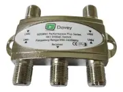 Davey 4x1 DiSEqC FTA Satellite Switch DiSEqC 2.0 GDSW41, 4x1 Switch (2 Pack)
