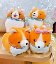 Genuine Japan Amuse Ichi Ni no Corgi Dog Plush Stuffed Ball Chain Doll Cute Toy
