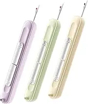 KOCKSHION 3Pcs Needle Threader Tool Seam Ripper for Hand Sewing Durable Crafting Supplies for DIY Projects and Embroidery Easy to Use