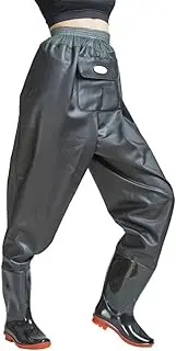 [QWDSGFWS] Half Body Pants Wader Pants with Shoe Pants for Go Fishing Breathable Set/1355