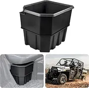 UTVSXPERT Passenger Side Underseat Storage Box for Polaris Ranger XP 1000 18-23, Black, 20L, Rectangular, Portable, CADDY, Polypropylene, Door Mount, Automobiles, 1 Count, Unisex, storage box