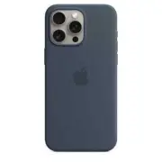Apple iPhone 15 Plus Silicone Case with MagSafe - Storm Blue