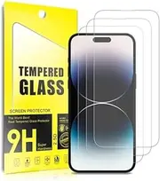 Tempered Glass Screen Protector for iPhone 15/14/13/12/11/XR - 9H Hardness, Bubble Free, Scratch Free, Easy to Install Premium Shield for Your Mobile Phone Screen Protection (Iphone 12)