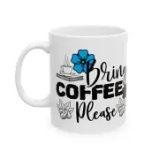 Funny Coffee Mug - 'Bring Coffee, Please!' - Perfect for Coffee Lovers