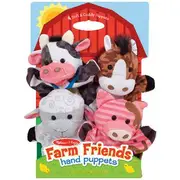 Melissa and Doug Hand Puppets Farm Animals 4 Pack