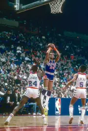 Dennis Johnson of the Phoenix Suns 1981 Basketball Photo 3