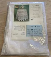 Lucerne Dupont Dacron Polyester Lace Tablecloth 70“ X 90“ Oblong [BIN A32]