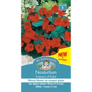 Mr Fothergill's Nasturtium Empress of India Seeds
