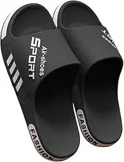 [YUNZLAN] Plus Size Men's Slides Sandals,Bathroom Shower Slippers,Non-slip Beach Pool Slides Shoes Outdoor Indoor